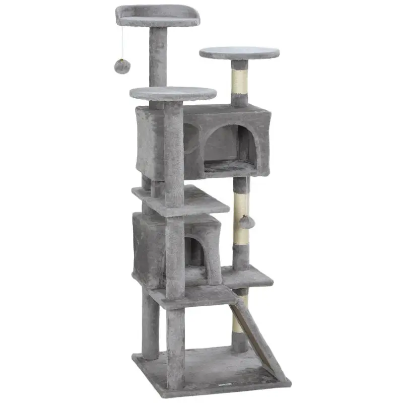 Cat Tree with Hammocks and Caves, 138 cm