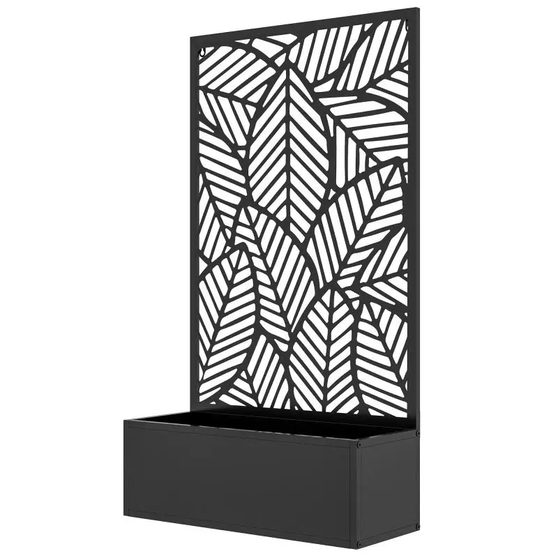 Metal Planter with Screen, 113 cm