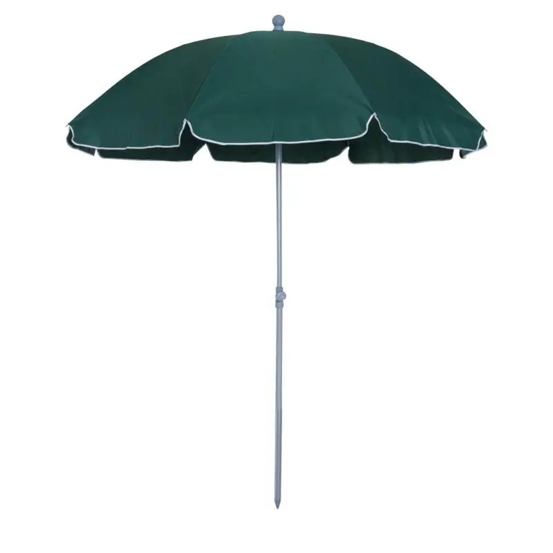 Green Beach Umbrella, 202 cm Diameter