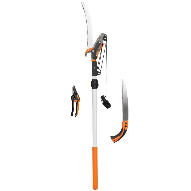 2-in-1 Hand Saw with Telescopic Pole