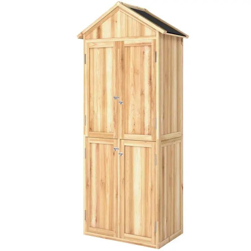 Outdoor Tool Cabinet with Removable Shelves