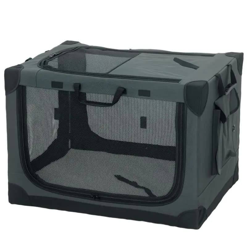 Foldable Pet Carrier, 76 x 54 x 54 cm, Green