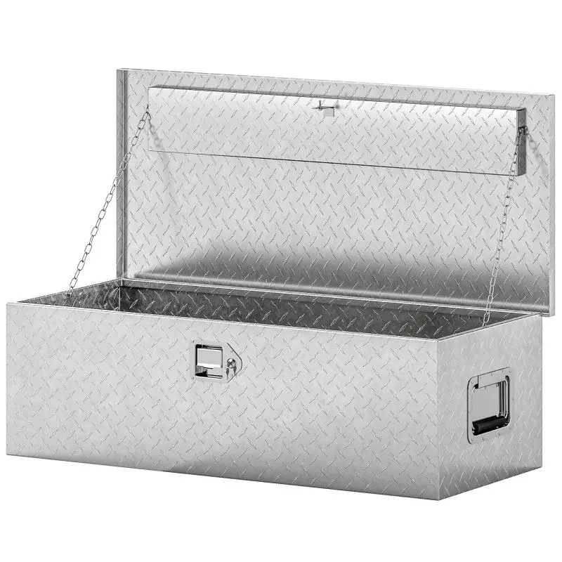 43 L Aluminium Tool Box, Silver