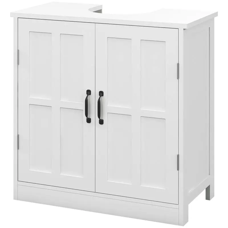 Pedestal Sink Vanity Unit, White