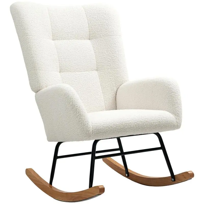 Rocking Chair, Cream White