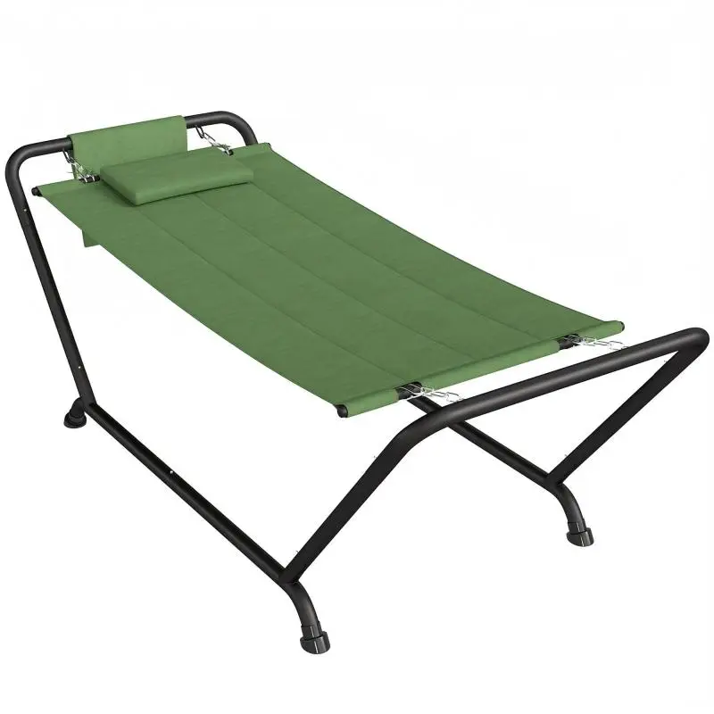 Garden Hammock with Stand and Headrest