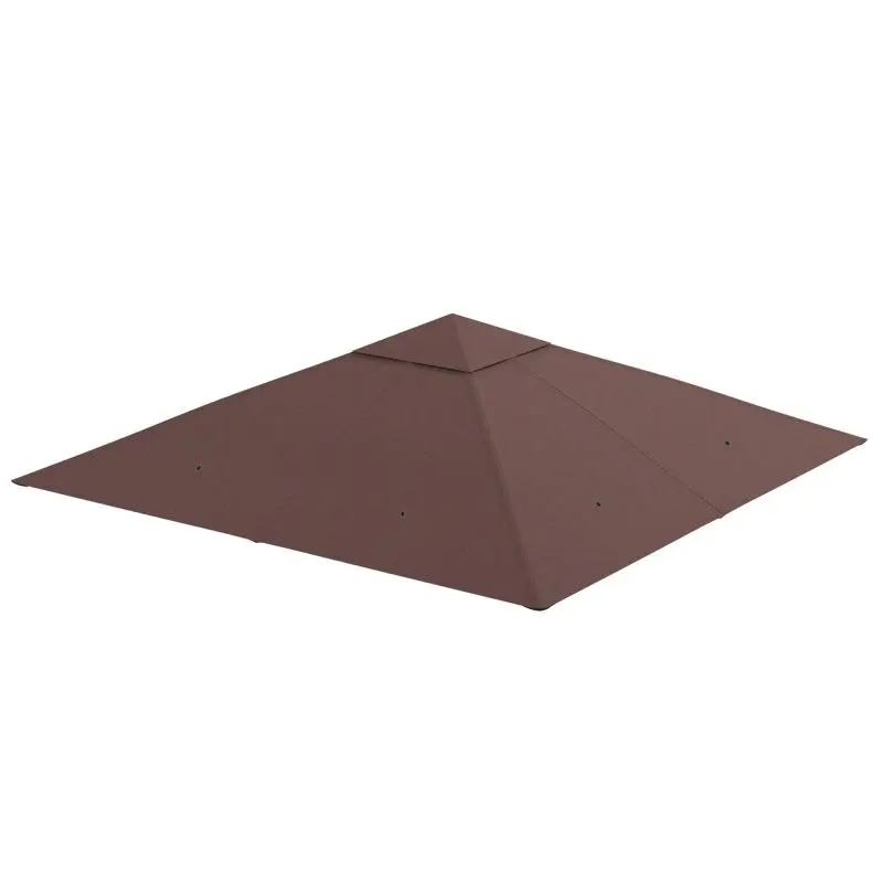 Replacement Canopy for 3 x 3 m Gazebo, Coffee