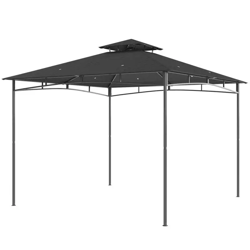 3 x 3 m Garden Gazebo with Double Roof