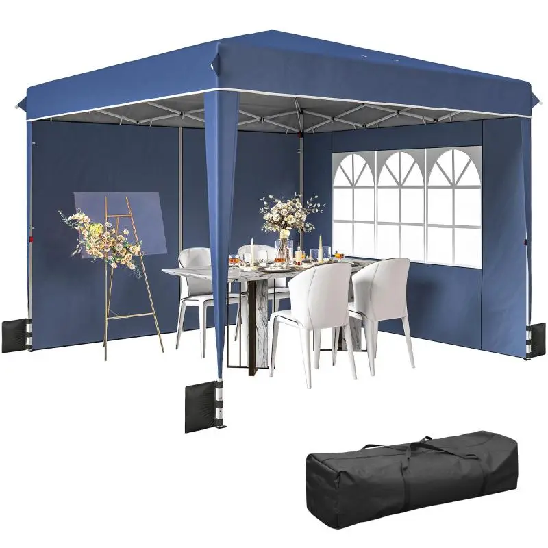 3 x 3 m Folding Gazebo with Sidewalls