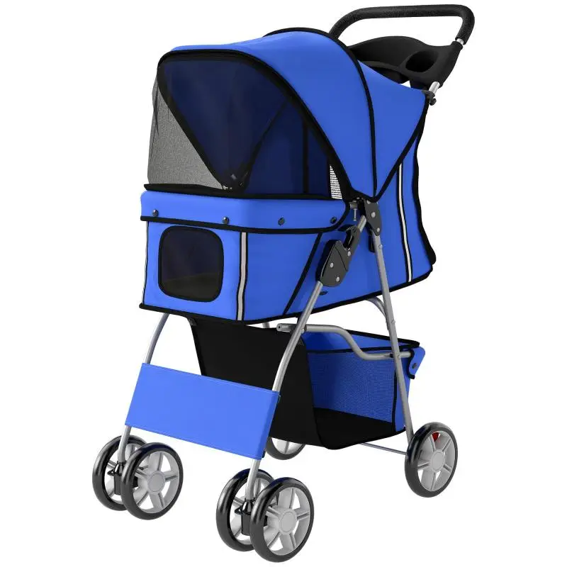 Foldable Dog Stroller for Pets up to 10 kg