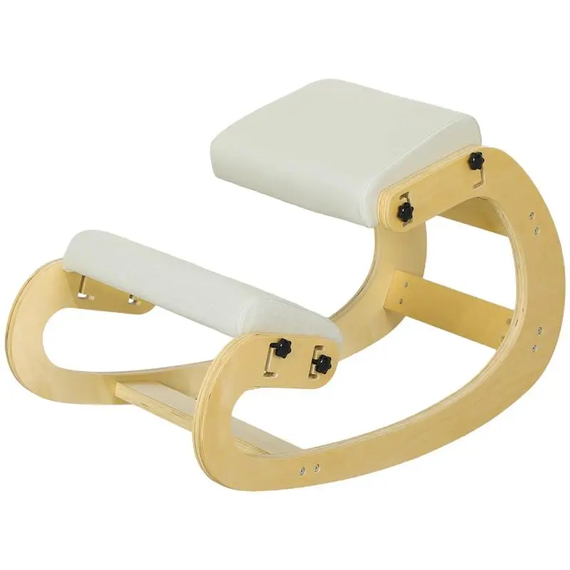 Adjustable Kneeling Chair, 6 Positions, Cream