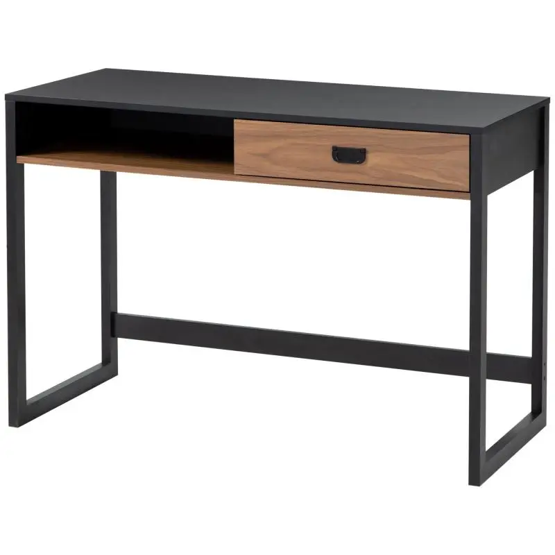 Industrial Style Desk with Drawer, 110 cm
