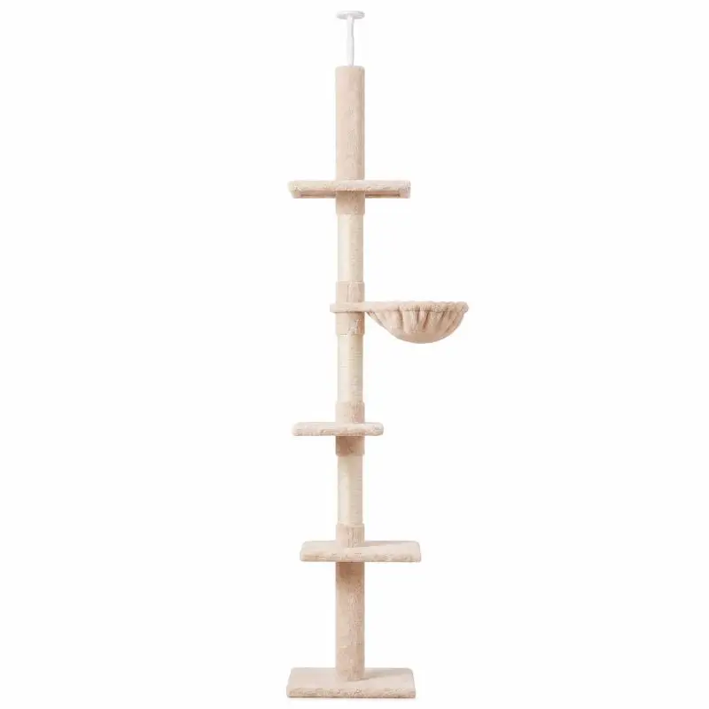 Floor-to-Ceiling Cat Tree, 5 Levels