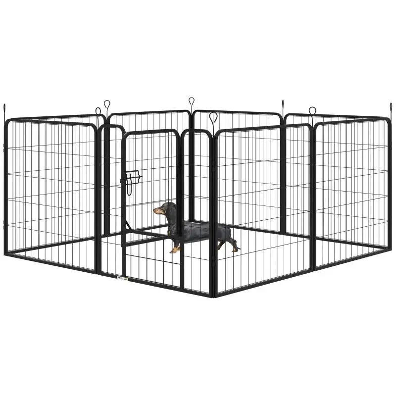Modular Steel Dog Playpen, 80 × 80 cm Panels