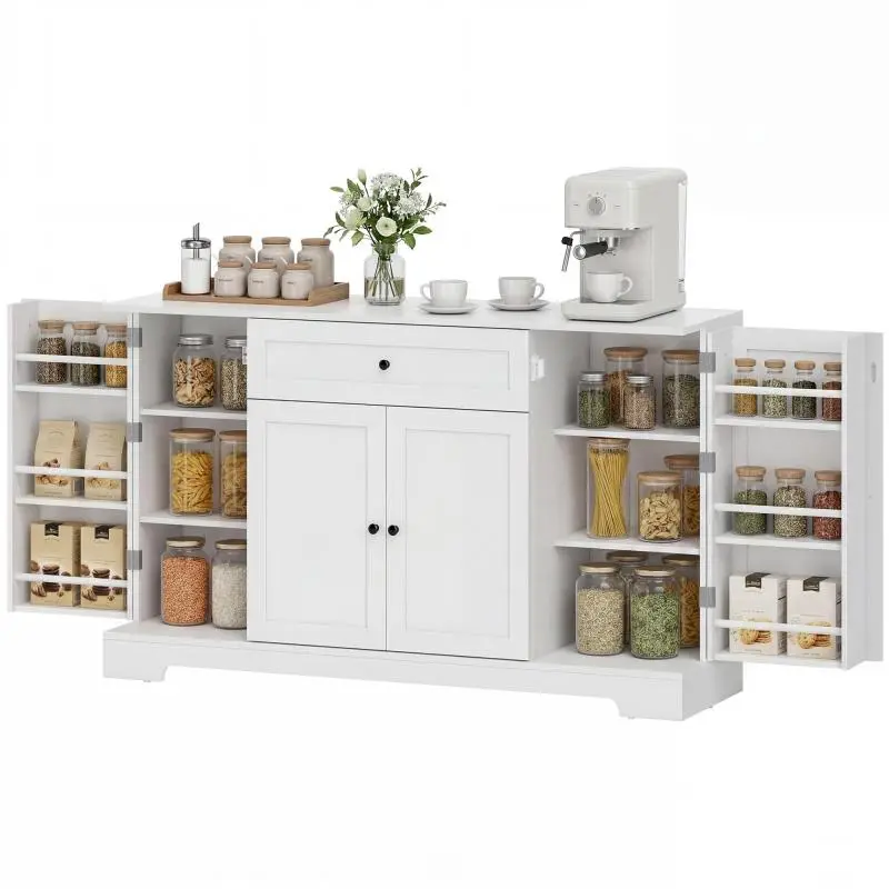 Kitchen Sideboard with 4 Soft-Close Doors