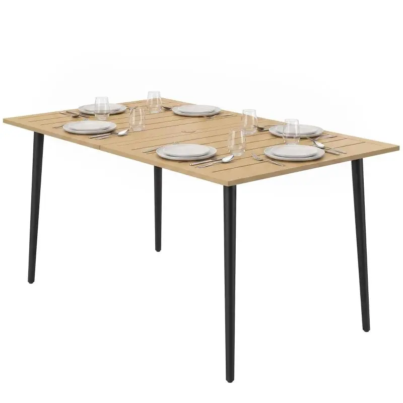 Garden Table, 150 x 90 cm, Brown