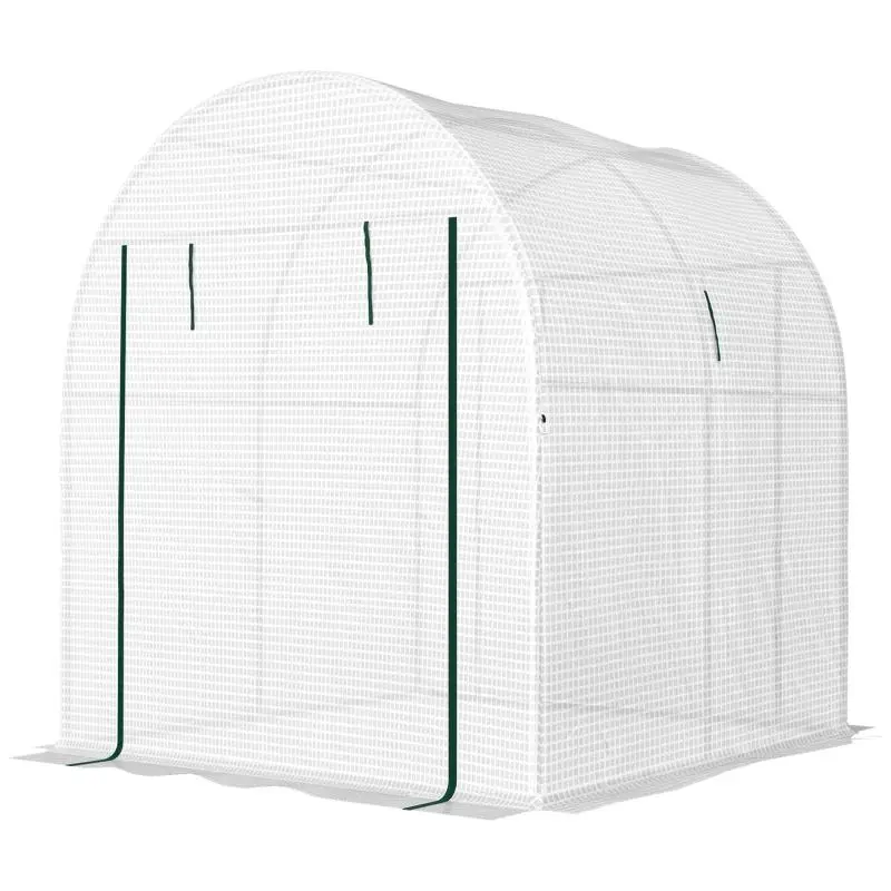 Tunnel Greenhouse, 1.8 x 1.8 x 2 m, Green