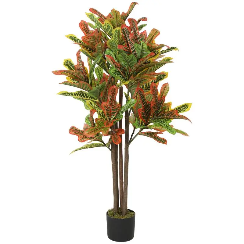 Artificial Croton Plant, 120 cm