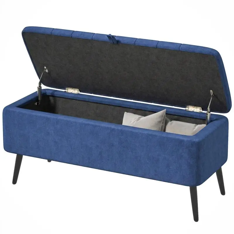 Upholstered Storage Bench, 102 × 40 × 44 cm