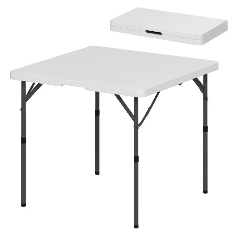 Folding Camping Table with 2 Adjustable Heights