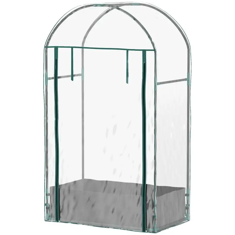 Wall-Mounted Greenhouse with Plant Bag