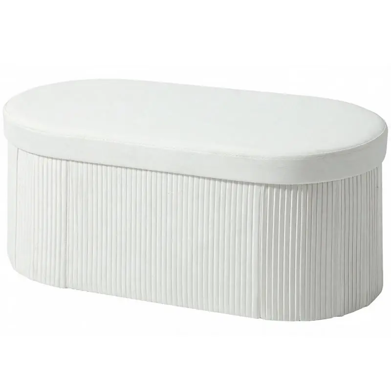 Foldable Storage Ottoman, 72 L