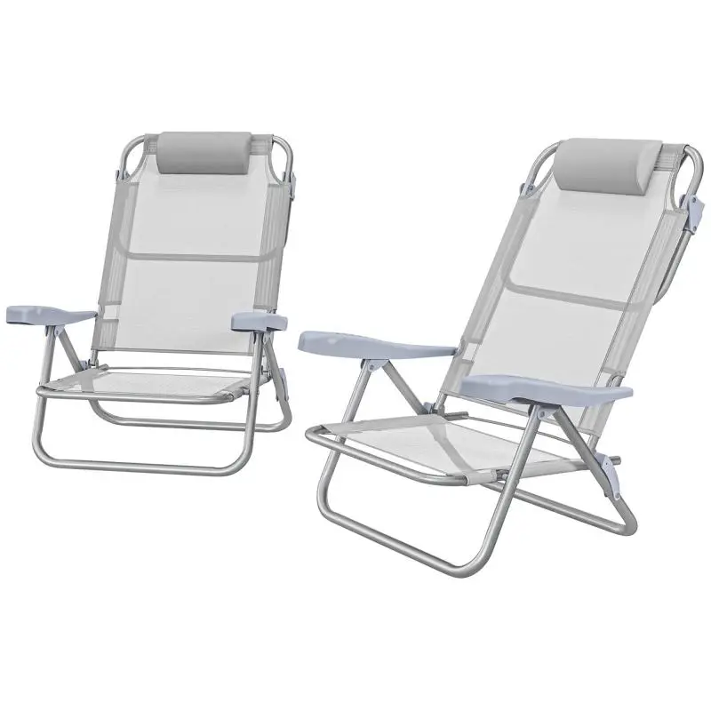 Set of 2 Folding Camping Chairs