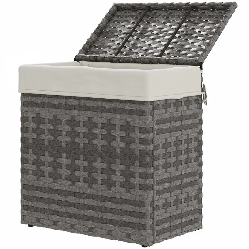 Rattan Storage Chest, 57 × 34 × 62 cm