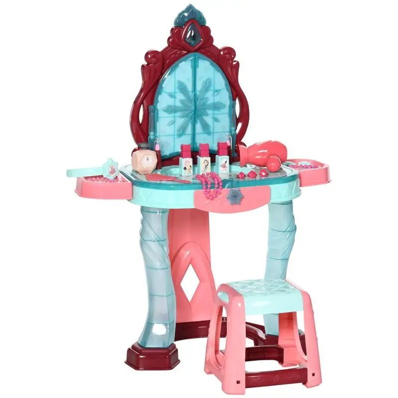Children's Vanity Set with Stool and Lights