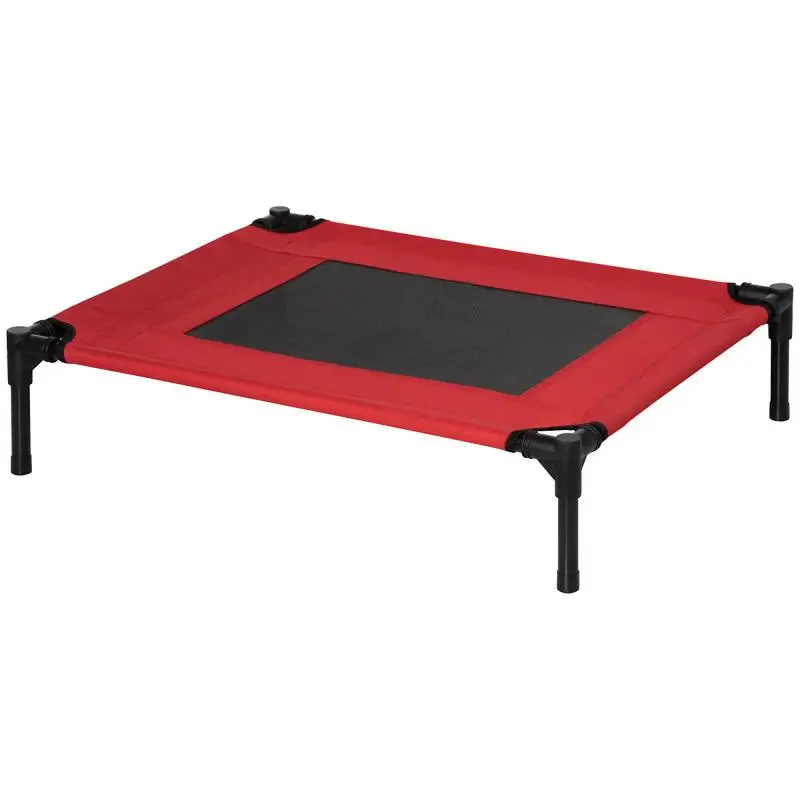 Elevated Dog Bed for Dogs up to 20 kg, Red