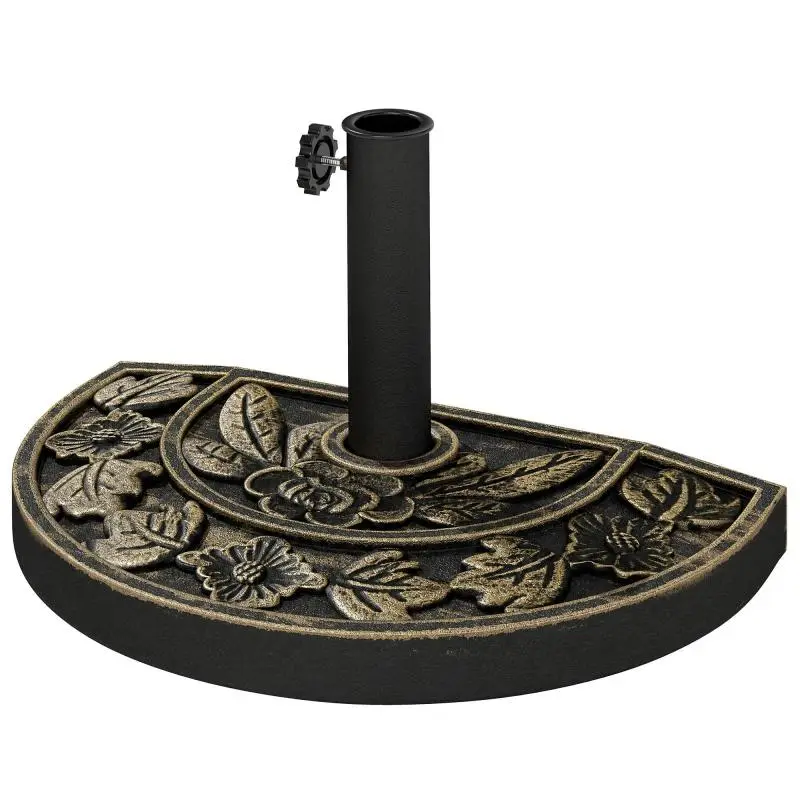 Half-Moon Parasol Base for 38 mm and 48 mm Poles