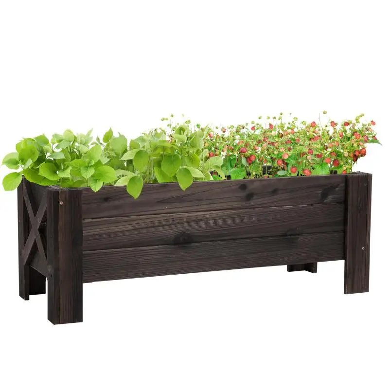 Rectangular Raised Garden Bed, 100 cm