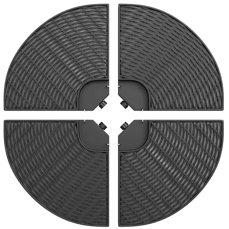 4-Piece Cantilever Parasol Base, Ø100 cm
