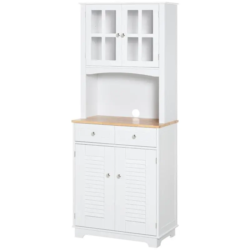 Tall Kitchen Cabinet, White