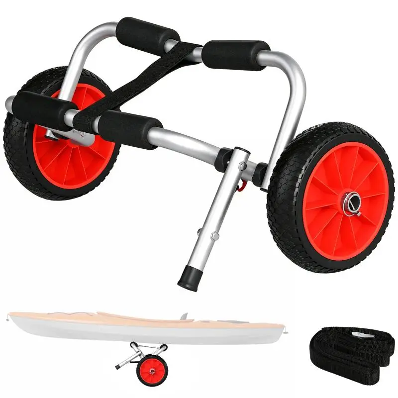 Foldable Kayak Trolley with 25 cm Wheels