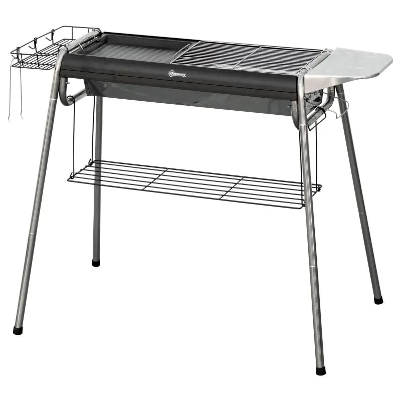 Charcoal Barbecue with Grill and Griddle