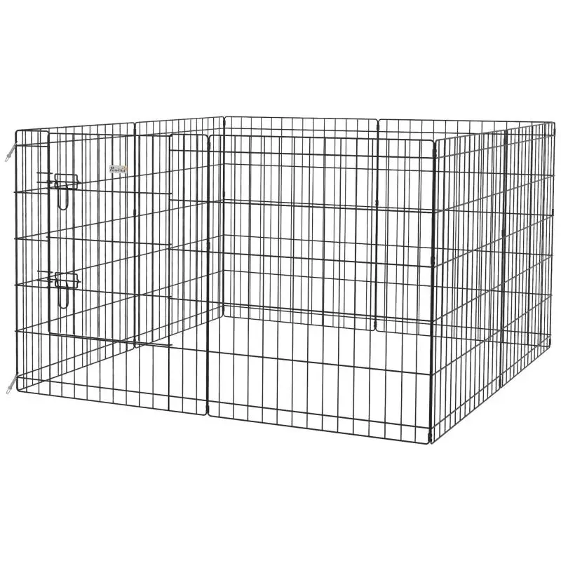 Dog and Puppy Playpen, 8 Panels, 76 x 61 cm