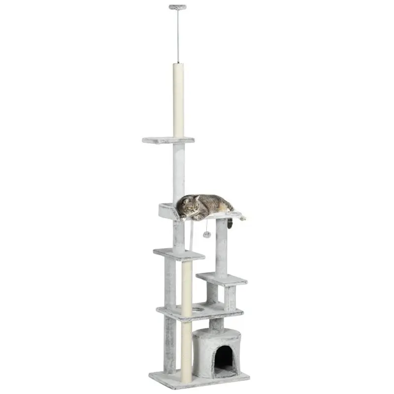 Floor-to-Ceiling Cat Scratching Tree