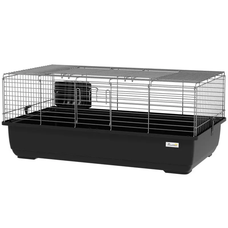 2-Door Rabbit Cage with Removable Tray, 100 x 55 x 41 cm