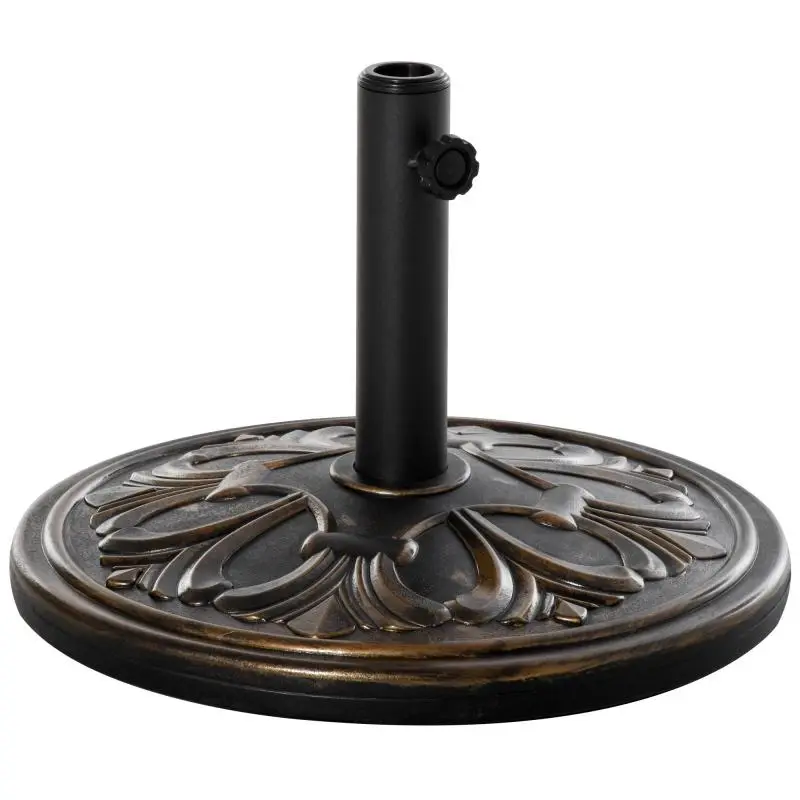 Round Parasol Base 13 kg, Bronze