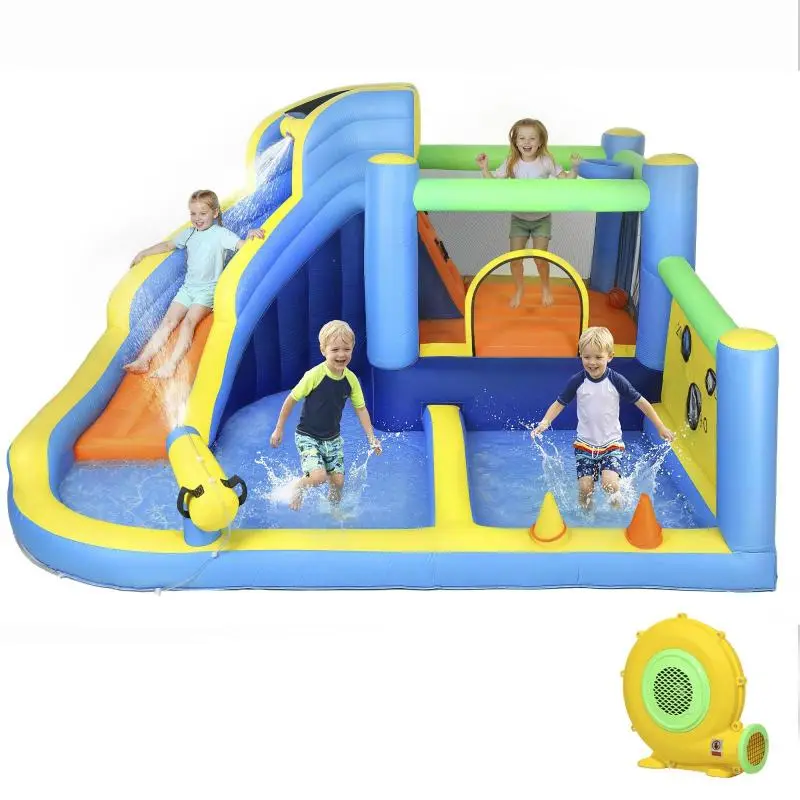 Inflatable Castle with Blower and Slide