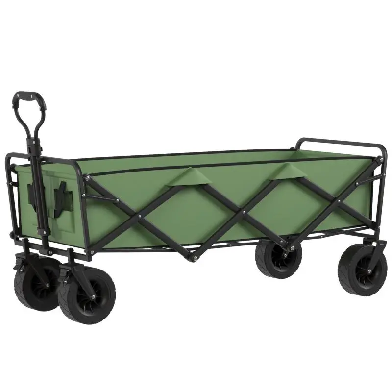 130 L Foldable Garden Cart with Wheels