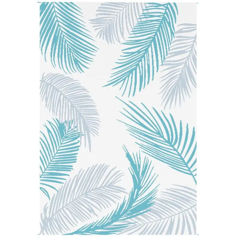 Reversible Outdoor Rug, 274 × 182 cm, Blue