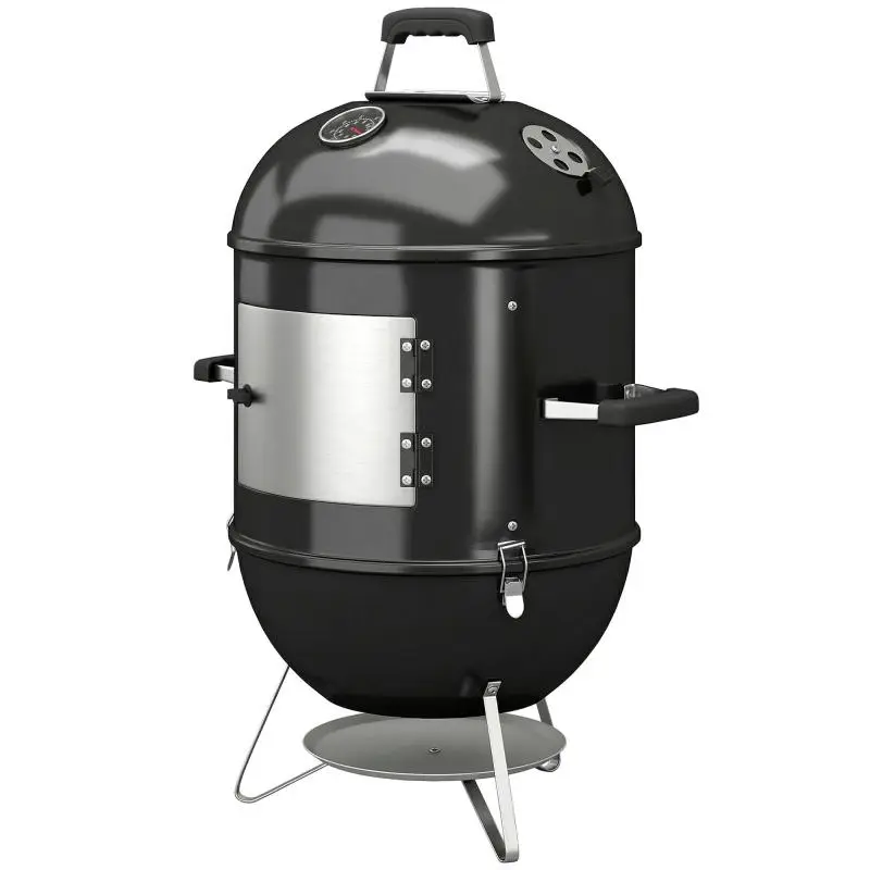 3-in-1 Smoker with 3 Cooking Grates