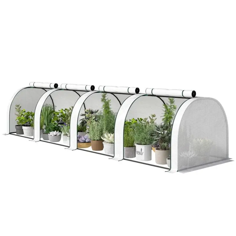 Mini Garden Greenhouse, 4 x 1 x 0.8 m