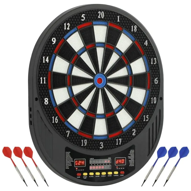 Electronic Soft-Tip Dartboard with LED Displays