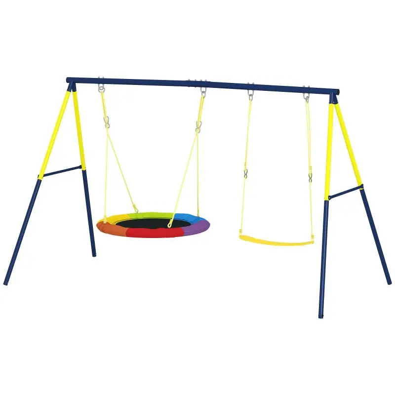 Children’s Swing Set with Two Swings