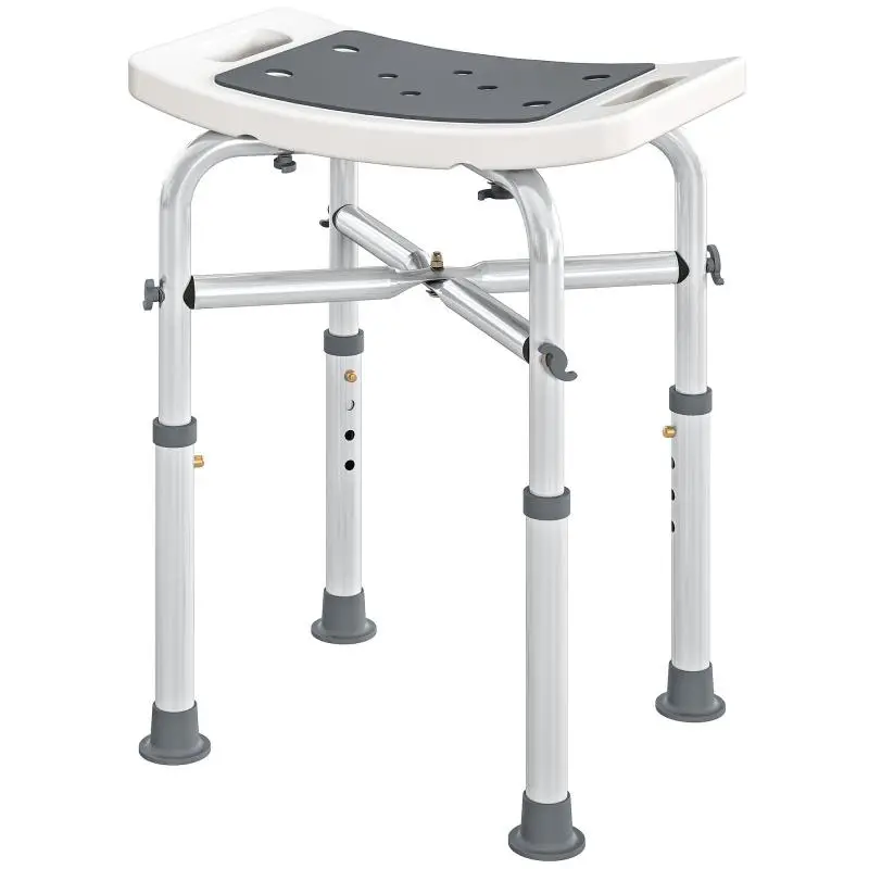 Adjustable Shower Stool with Padded Seat