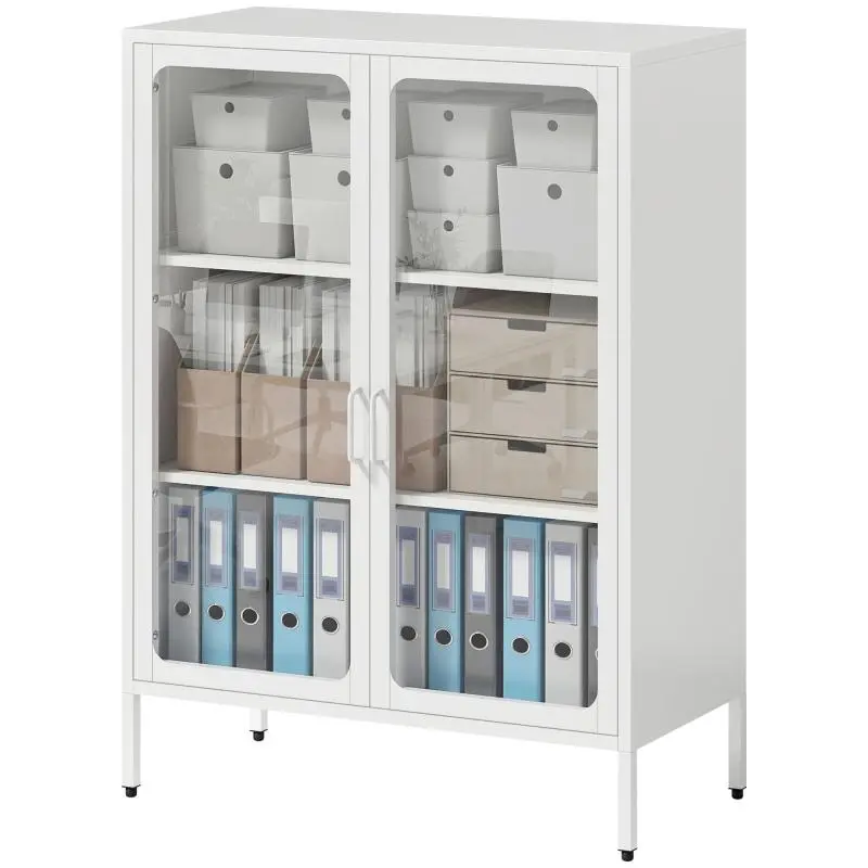 Office Cabinet with 2 Glass Doors
