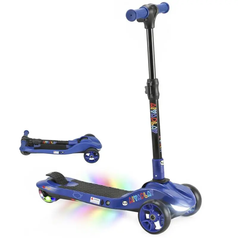 Children's Electric Scooter, 3-Wheel, Blue